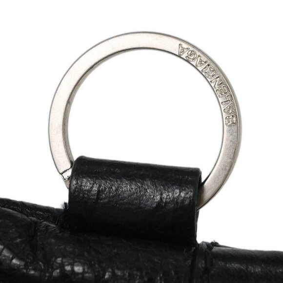 Balenciaga Black Leather Clip M Clutch Bag - Picture 6 of 12
